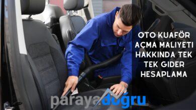 Oto Kuaför Açma Maliyeti Hakkında Tek Tek Gider Hesaplama