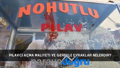 Pilavcı Açma Maliyeti ve Gerekli Evraklar Nelerdir?